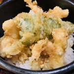 そば 三休 - 小海老天丼（小）