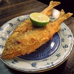 大衆料理　川治 - 鮎の唐揚げ
