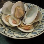 大衆料理　川治 - ハマグリの酒蒸し