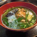 大衆料理　川治 - アンコウの味噌汁