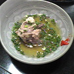 水たき 長野 - 薬味投入