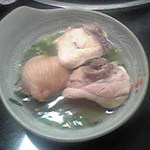 水たき 長野 - 鶏肉たくさん取り出してみました