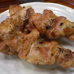 やきとり健歩゛ - 地鶏。もも。(^-^)