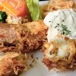 中央軒 - ～エビフライ断面です～