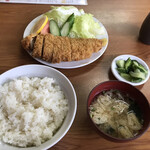 いさ勝 - チキンカツ定食（800円）