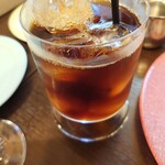 DAIBAN COFFEE cafe - アイスコーヒー※プエンテタラスハニープロセス✨580円。作るのに時間がかかりますと言われましたが、益々気になりお願いしました。20分程で完成！酸味と甘み、スッキリした味わい✨もっと飲みたくなります✨