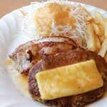 クラーク亭 - チーズバーグ＆照り焼きチキン