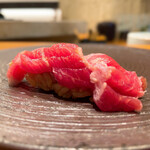 鮨 令歩 - (カウンター)令歩コース 13000円
      トロ