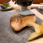 鮨 令歩 - (カウンター)令歩コース 13000円
      焼物  銀ダラの塩焼き
      ⁡