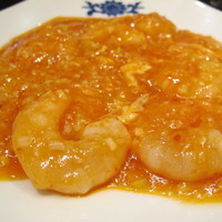 博多華都飯店 - プリプリ　大型海老のエビチリ　旨い　