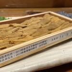 魚虎 - 萩の海胆をチョイス