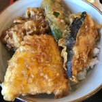 Yanagiya - '21/07/18 野菜天丼（税込300円）