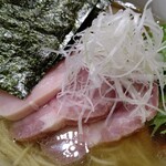 Mendokoro Shimizu - 鶏だし塩特製ラーメン　アップ