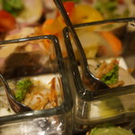 クロッキオ - 牡蠣のポシェ、根セロリのクリーム