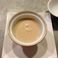 フレンチ 奥村邸 - しいたけのポタージュ