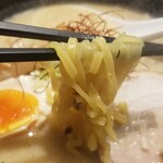 ラーメンなり屋 - 味噌(麺アップ)