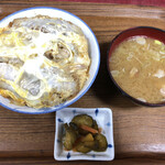 山之内 - 農大半かつ丼（豚汁） 700円