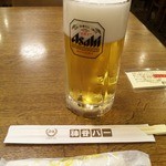 神谷バー - とりあえず生ビールで喉を潤します