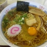 宝永山荘 - スタミナラーメンはおろしニンニク入り。普通のラーメンもあります！