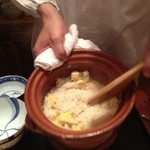 くろぎ - こんなうまい栗ご飯はくろぎでしかない。