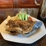 大漁丸 - メカジキのハーモニカ唐揚げ