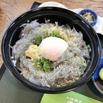 山海料理仁志乃 - 生しらす丼1100円