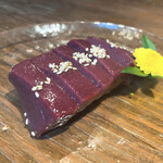 七輪焼肉 楽しいら - 特選上レバー厚切り