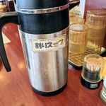 麺や　つるり 新潟小千谷流 - 割りスープ