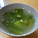 台湾料理 翠芳 - 魯肉飯のスープ