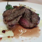 Felicita Pizzeria Trattoria - NZ産牛サーロインのグリル・マディラ酒ソース