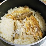 那須観光やな - 鮎釜飯