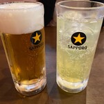 大関 - 生ビールとグレープフルーツサワー