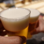 すし昇 - 生ビールで乾杯♪