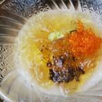 Hoya Mambo Suri - 玉蜀黍と山芋のゼリー寄せ