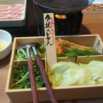 しゃぶしゃぶ温野菜 - ランチのお野菜(2021.07.18)