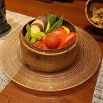 旬鮮炭火焼 獺祭 - お通し