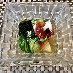 Genkai Zushi - 真蛸と北寄貝の酢の物