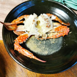 直売所 むっちゃん - ガザミ　食べかけで減ってます