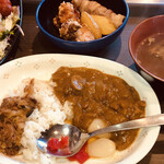 Shimmura Chikusan - あいがけカレー、サラダ…食べ放題