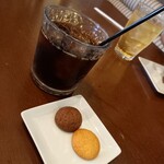 Oto珈琲 - アイスコーヒー、クッキー