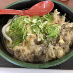 オレボステーション - 九頭龍舞茸の天麩羅うどん