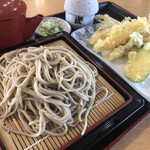 道の駅 ふるさと豊田 - 天ざる蕎麦　¥970