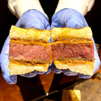 銀座 山科 - 特製和牛ヒレカツサンド