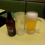 蔵元居酒屋 清龍 - ホッピーセットと生ビール