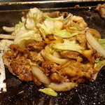 Green'sK鉄板ビュッフェ - 肉野菜炒め