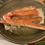 かに満 - ずわい蟹の陶板焼き