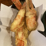 かに満 - 外はさっくり、中はしっとりの蟹天ぷら