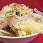 ラーメン二郎 - ラーメン小＋ニンニク多め＋青ネギ