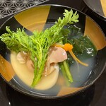鮨 赤酢 かぶと - 千葉県産蛤の椀