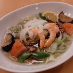 ジョイフル - 彩り野菜とえびのひんやりヘルシー麺